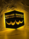 Kaaba Wall Art with Backlight – Premium LED Islamic Wall Decor