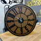 Modern Wooden Acrylic Wall Clock | Premium Black Frame Decorative Clock