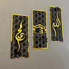Set of 3 Islamic Wall Frames – Allah, Muhammad (SAW) & Kaaba | Premium Acrylic Wall Decor