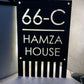 Metal LED Backlit House Name Plate