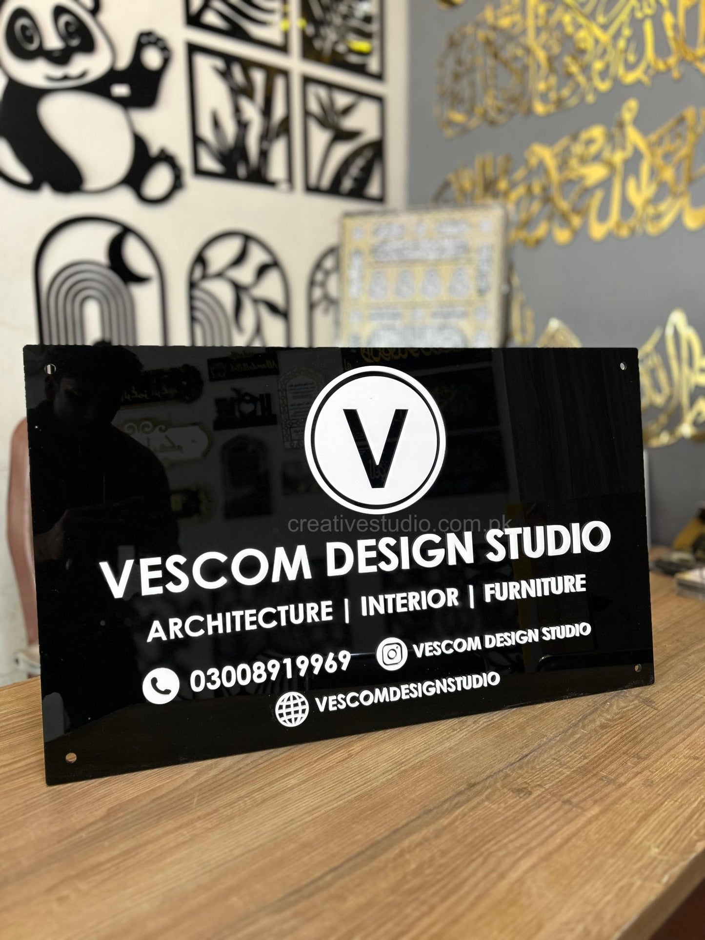 Custom Acrylic Business & Office Sign | Premium Layered 3D Logo Sign