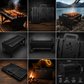 Heavy Duty Foldable Metal BBQ Grill | Portable Charcoal Barbecue Grill