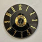 Noir Gold Acrylic Wall Clock | Modern Black & Gold Decorative Wall Clock