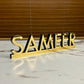 Desk Name Plate | Personalized Free Standing Acrylic Office Table Sign