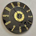 Noir Gold Acrylic Wall Clock | Modern Black & Gold Decorative Wall Clock