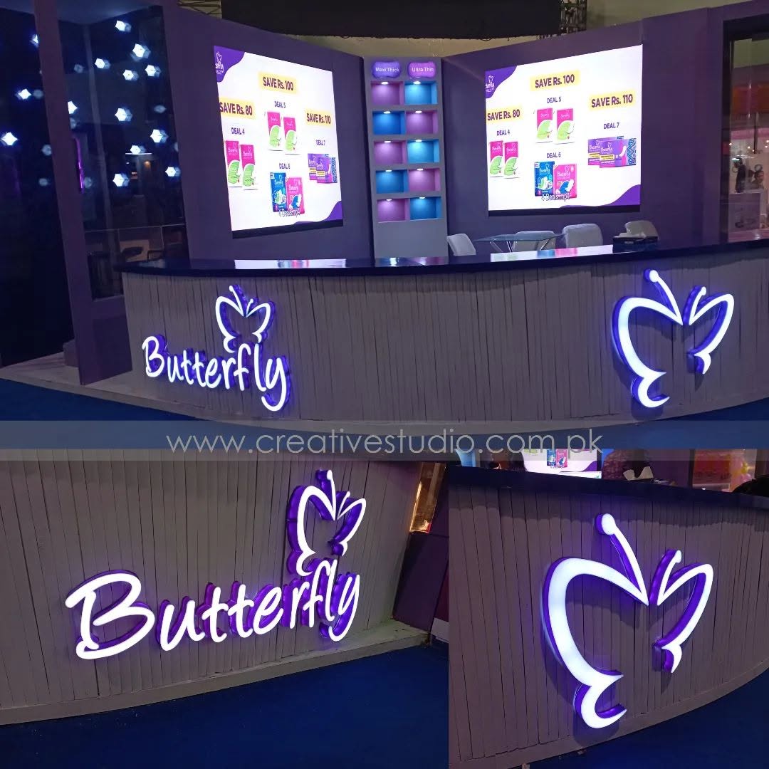 Premium Acrylic 3D Sign Board | Custom Business Sign for Shops & Offices