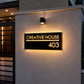 Custom Acrylic LED House Name Plate – Premium Backlit Address Sign | Personalized Home Name Board