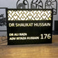 Premium Acrylic LED Name Plate | Custom Illuminated Sign