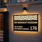 Premium Acrylic LED Name Plate | Custom Illuminated Sign