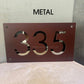 Customized Metal House Name Plate | Powder Coated  with SS Mirror Finish
