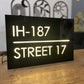 Custom Acrylic LED House Name Plate – Premium Backlit Address Sign | Personalized Home Name Board