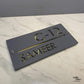 Custom Matt Acrylic House Name Plate | Personalized Modern Home Sign