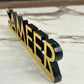 Desk Name Plate | Personalized Free Standing Acrylic Office Table Sign