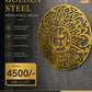 Nad-e-Ali Metal Wall Art – Premium Stainless Steel Islamic Wall Decor | Golden Mirror Finish