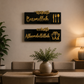 SET OF 2 – Start with Bismillah – End with Alhamdulillah, Acrylic Islamic Wall Art