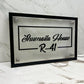 Custom Backlit Acrylic Home Sign – Premium LED House Name Plate for Main Door