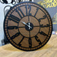 Modern Wooden Acrylic Wall Clock | Premium Black Frame Decorative Clock