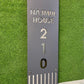Custom Matt Acrylic Vertical Home Name Plate | Modern House Sign