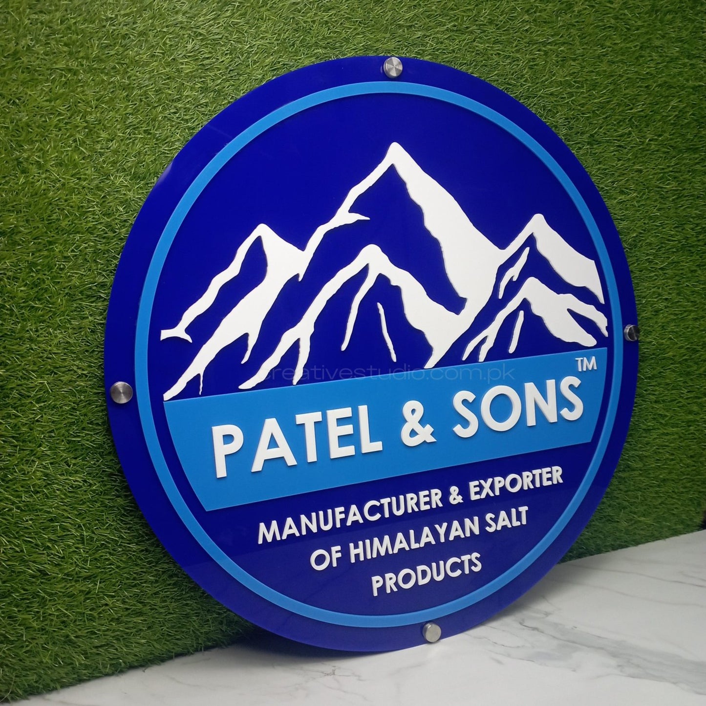 Custom Acrylic Business & Office Sign | Premium Layered 3D Logo Sign