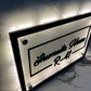 Custom Backlit Acrylic Home Sign – Premium LED House Name Plate for Main Door
