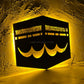 Kaaba Wall Art with Backlight – Premium LED Islamic Wall Decor
