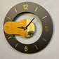 ORBIT Gold Wall Clock