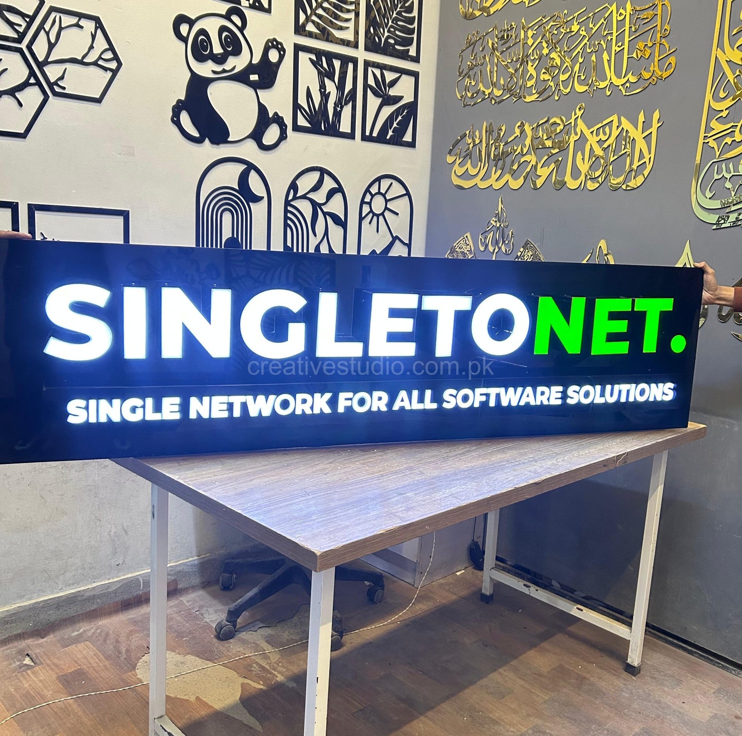 Premium Acrylic 3D Sign Board | Custom Business Sign for Shops & Offices