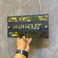 Leaf Pattern Metal House Name Plate | Custom Laser Cut Family Name Sign