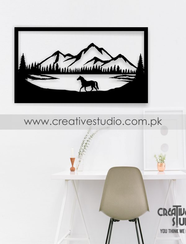 Horse Acrylic Wall Frame