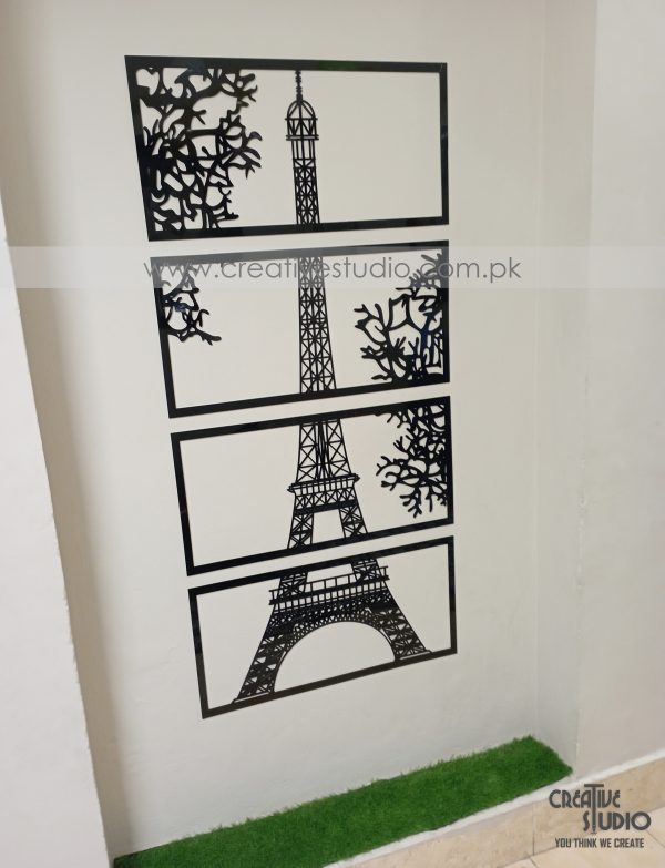 Elegant Eiffel Tower Acrylic Wall Art