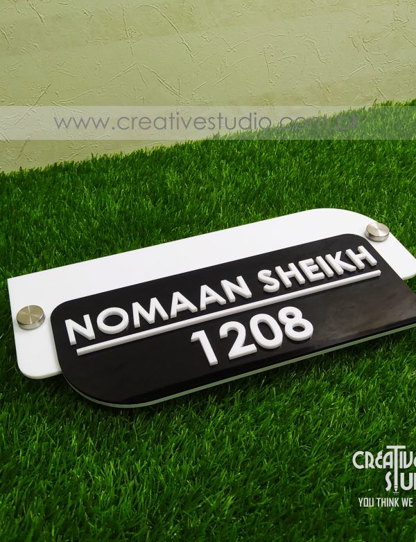 Acrylic Name Plate Pakistan