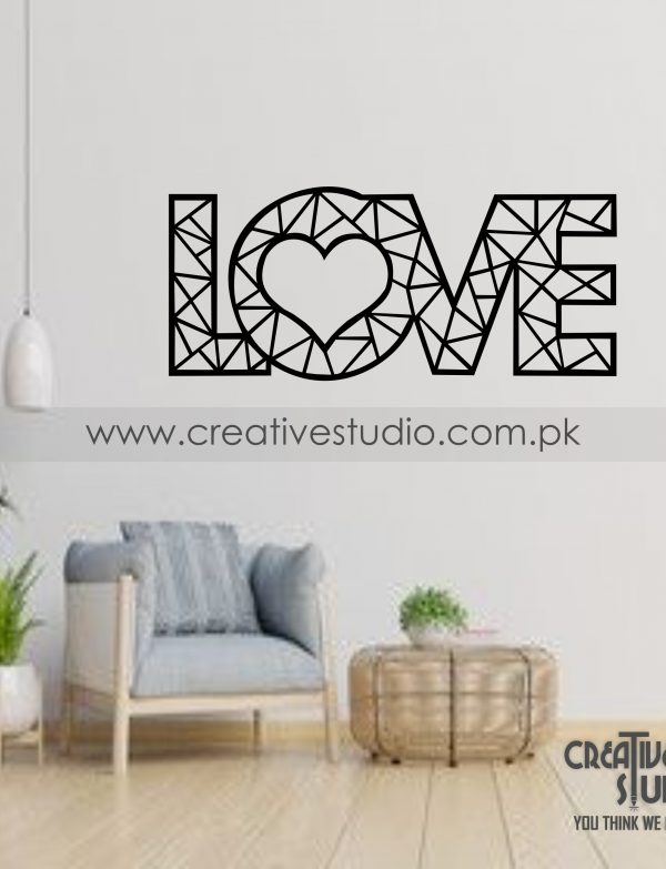 Love Acrylic Wall Art
