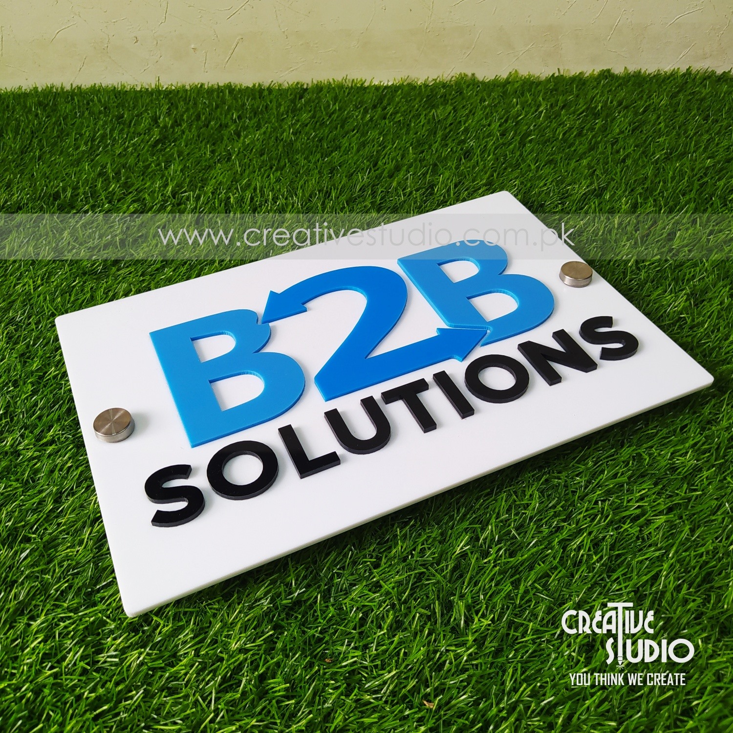 Acrylic Office Sign | Layered Sign "Add your own text or logo" - Image 6