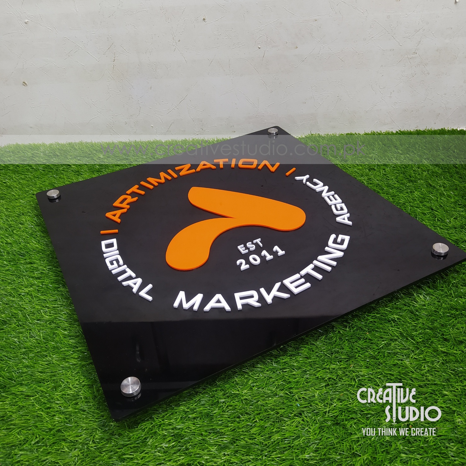 Acrylic Office Sign | Layered Sign "Add your own text or logo" - Image 5