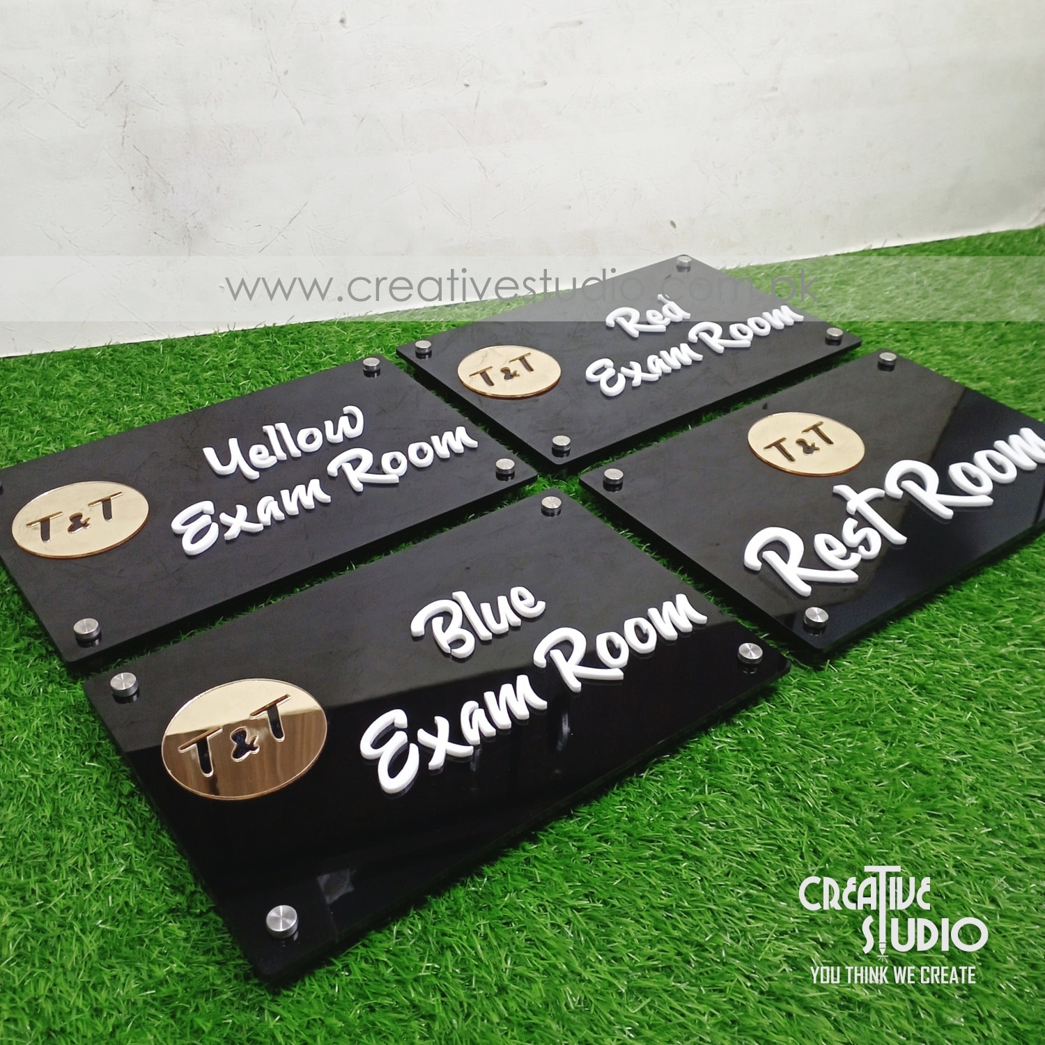 Acrylic Office Sign | Layered Sign "Add your own text or logo" - Image 4