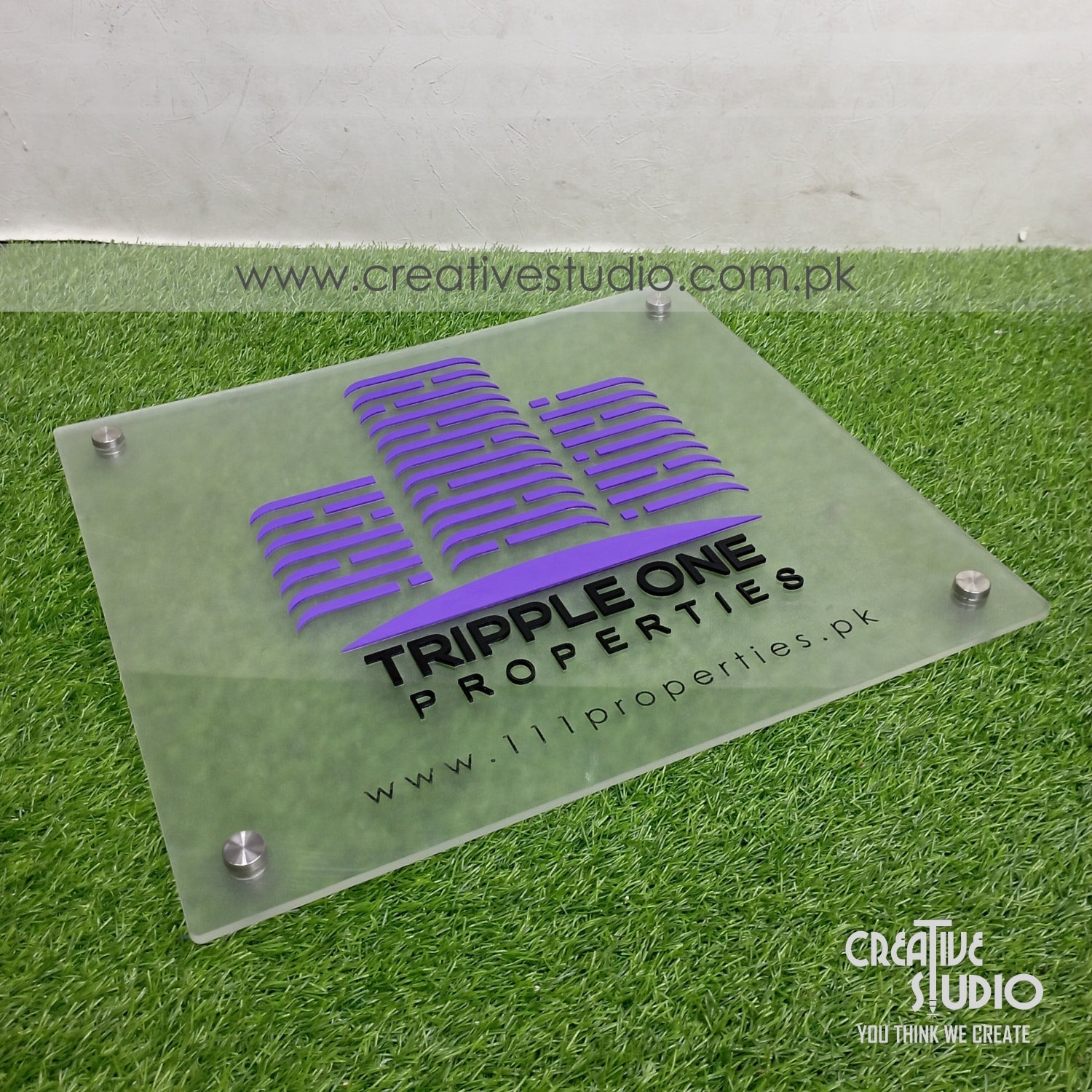 Acrylic Office Sign | Layered Sign "Add your own text or logo" - Image 8