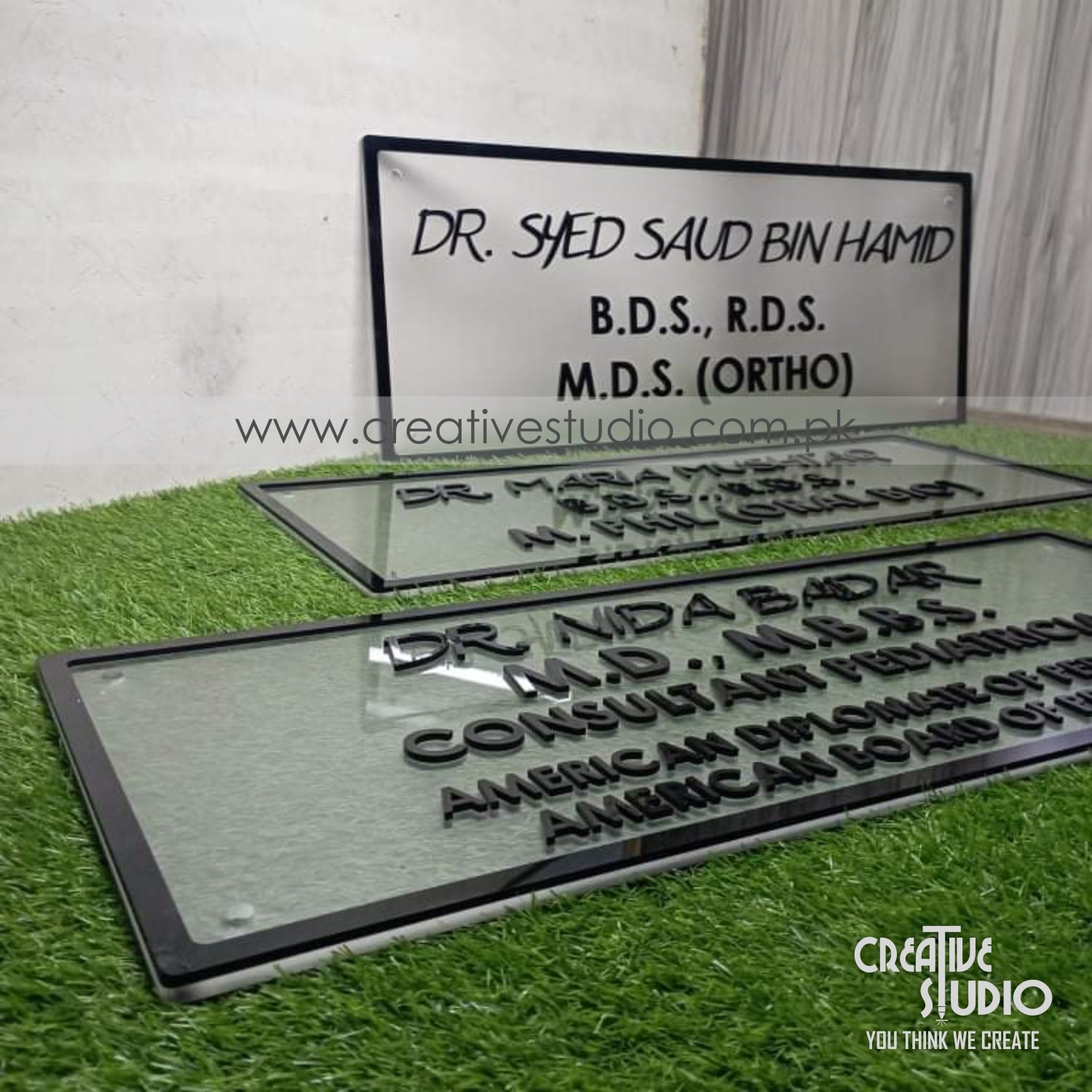 Acrylic Office Sign | Layered Sign "Add your own text or logo" - Image 3