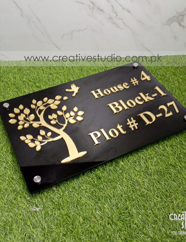 Custom Acrylic Name Plate Pakistan