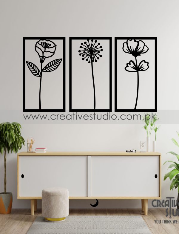 Modern Flower Acrylic Wall Art