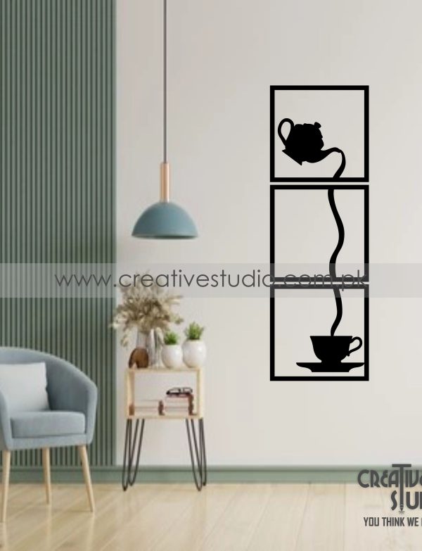 Modern Cup & Saucer Acrylic Wall Art