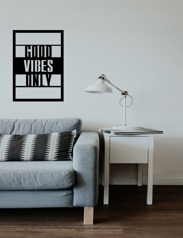 Good Vibes Only Modern Acrylic Wall Art