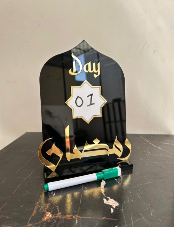 Acrylic Ramadan Day Tracker Countdown Calendar