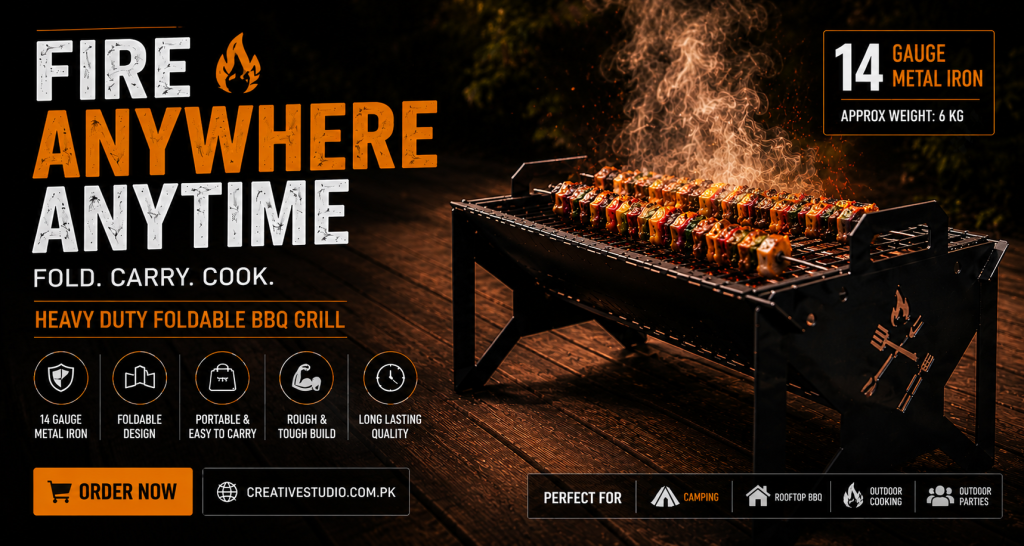METAL BBQ GRILL